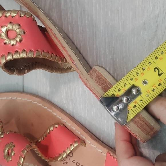 Jack Roger's Womens Hobo Boho Sandals T strap Sandals Flats shoes sz 7M - Picture 13 of 15